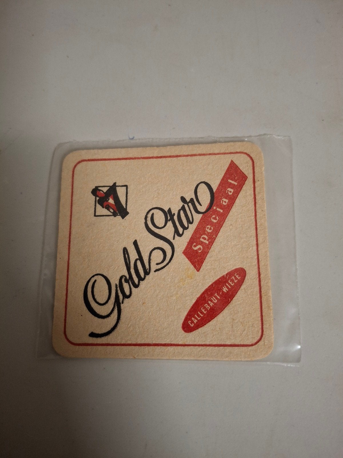 oud bierviltje goldstar callebaut wieze, Ophalen of Verzenden