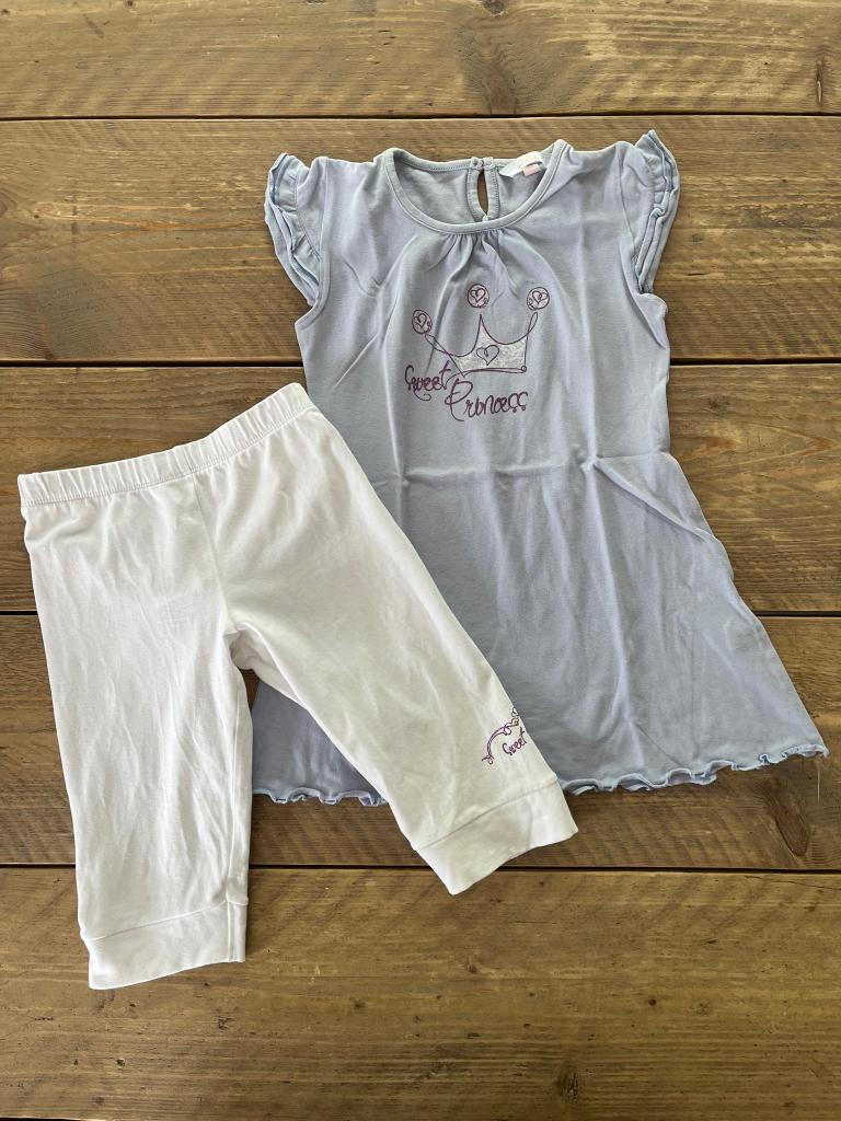 WOODY 2-delige pyjama "sweet princess" maat 98, Kinderen en Baby's, Nacht- of Onderkleding, Gebruikt, Meisje, Ophalen of Verzenden
