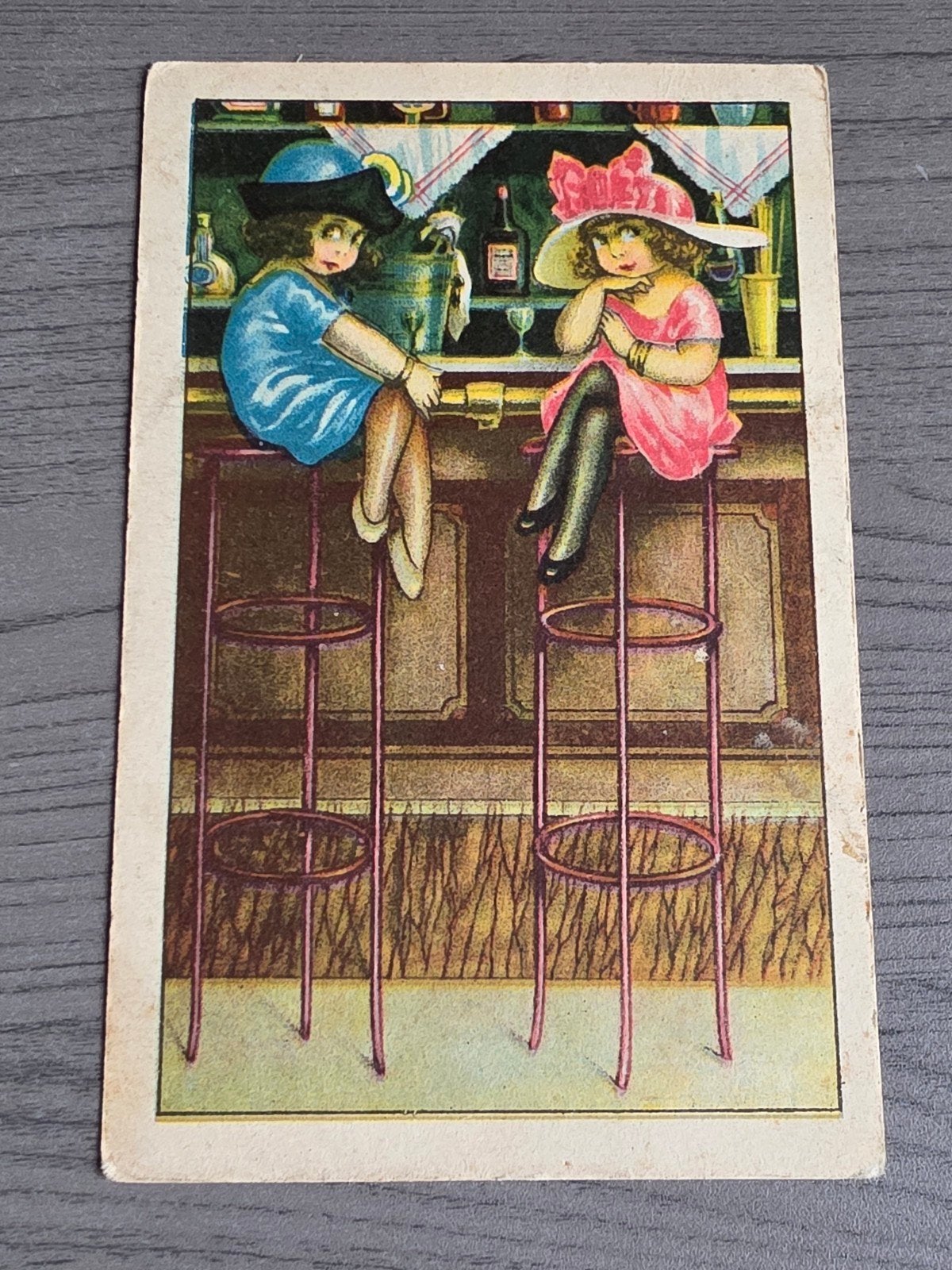 Vintage Postkaart jaren 1920 SB Printed in Germany, Ophalen of Verzenden, Kinderen