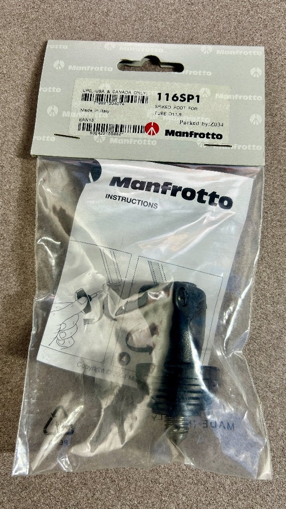 Manfrotto 116SP1 - Pointe Rétractable - Neuf, Enlèvement ou Envoi, Neuf, Autres types