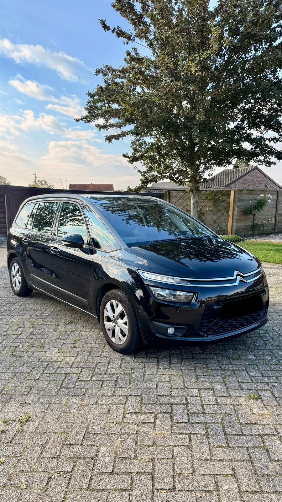 Citroën C4 Picasso / Automaat / 7-zit / Trekhaak, Auto's, Euro 5, Zwart, Verwarmde buitenspiegels, Diesel