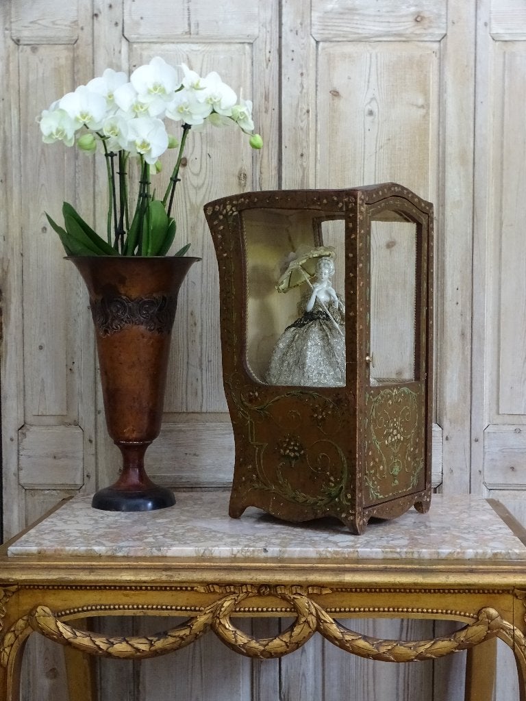 Oude hoge beschilderde houten  koets, Ophalen of Verzenden