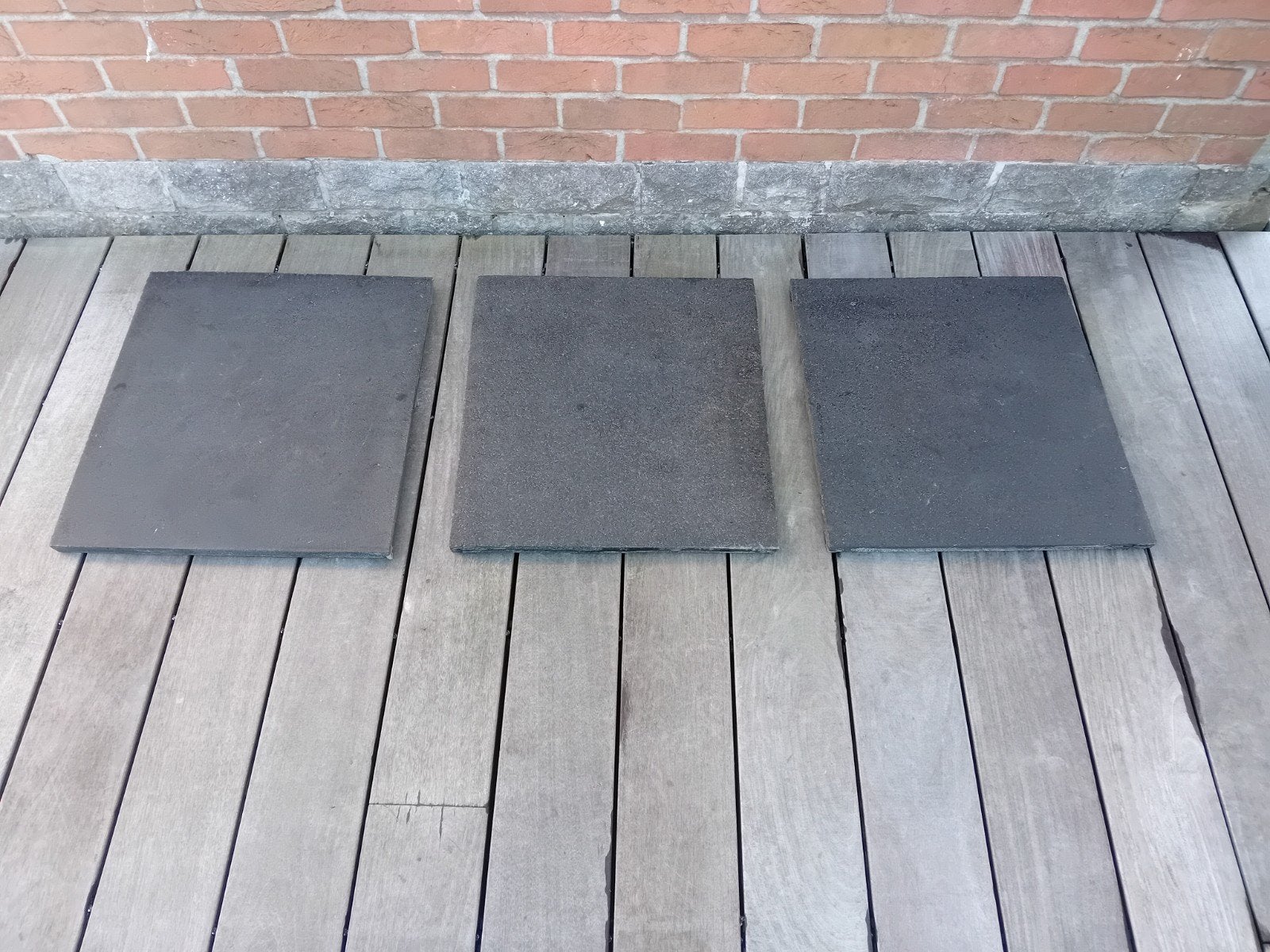3 pierres de lave 50 cm X 45 cm, Bricolage & Construction, Dalles & Carrelages, Enlèvement, Comme neuf, 40 à 60 cm, 40 à 60 cm