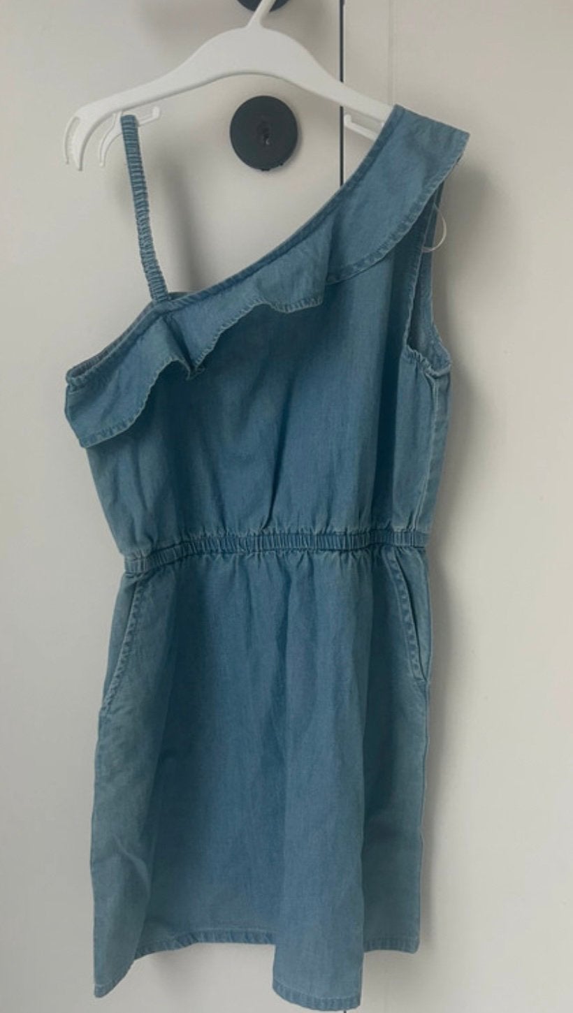 Leuk jeanskleedje - Kids Only - mt 128, Kinderen en Baby's, Kinderkleding | Maat 128, Ophalen of Verzenden, Zo goed als nieuw