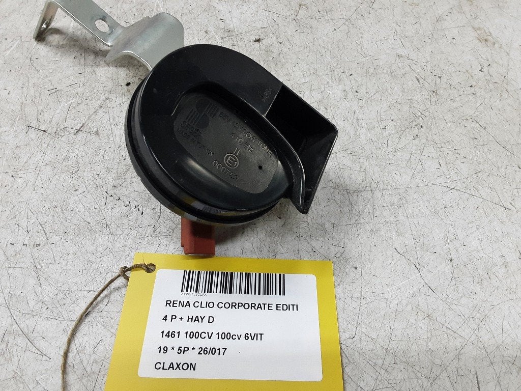 AVERTISSEUR/KLAXON Renault Clio V (RJAB) (256106530R), Autos : Pièces & Accessoires, Renault, Mevr. I. Hauben, Utilisé, Rue de l'Espoir 34 34
4030  GRIVEGNÉE, BE