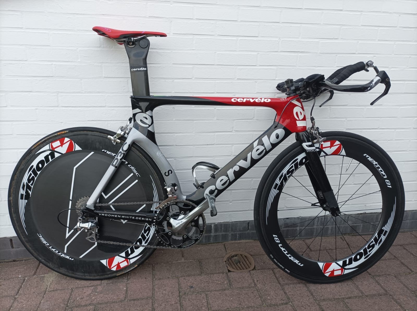 Tijdritfiets Cervelo P3 maat 56, Fietsen en Brommers, Fietsen | Racefietsen, 28 inch, Gebruikt, Carbon, Ophalen of Verzenden