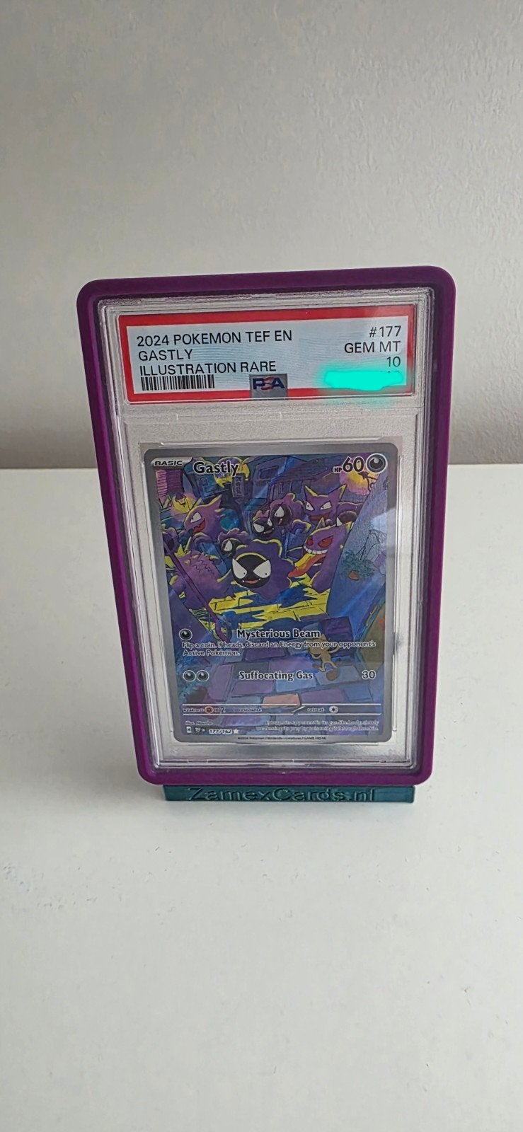 Gastly Psa 10 Pokémon kaart, Enlèvement