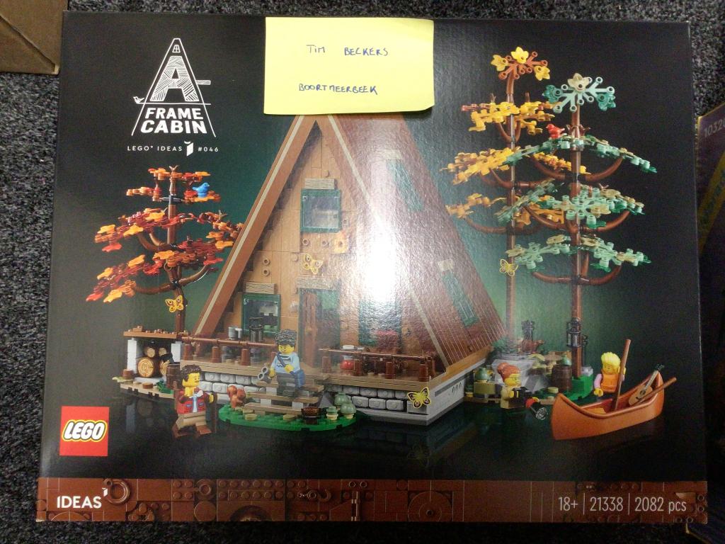 Lego - A-frame boshut (21338), Neuf, Enlèvement ou Envoi, Lego, Ensemble complet