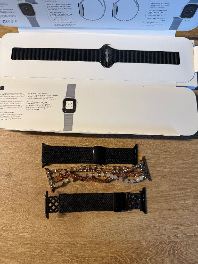 Apple Watch 8 45mm + 4 bracelets, Niveau de stress, Étanche, Apple Watch, IOS