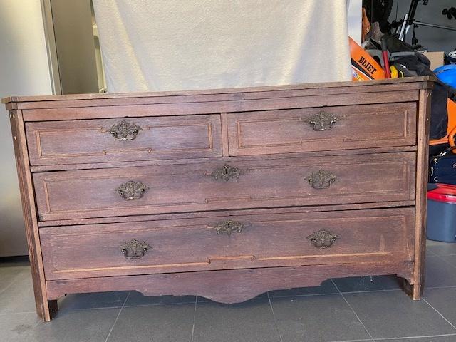 Commode - commode, Maison & Meubles, 3 ou 4 tiroirs, Klassiek, Moins de 100 cm, 150 à 200 cm
