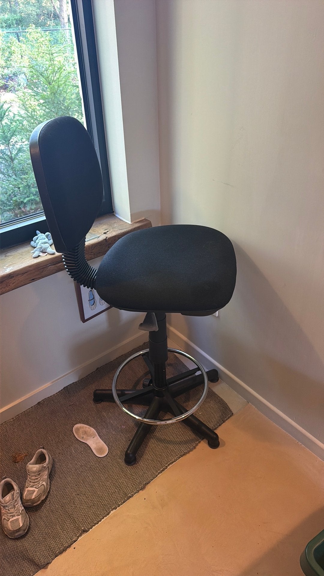Hoge bureau stoel, Ophalen, Zo goed als nieuw