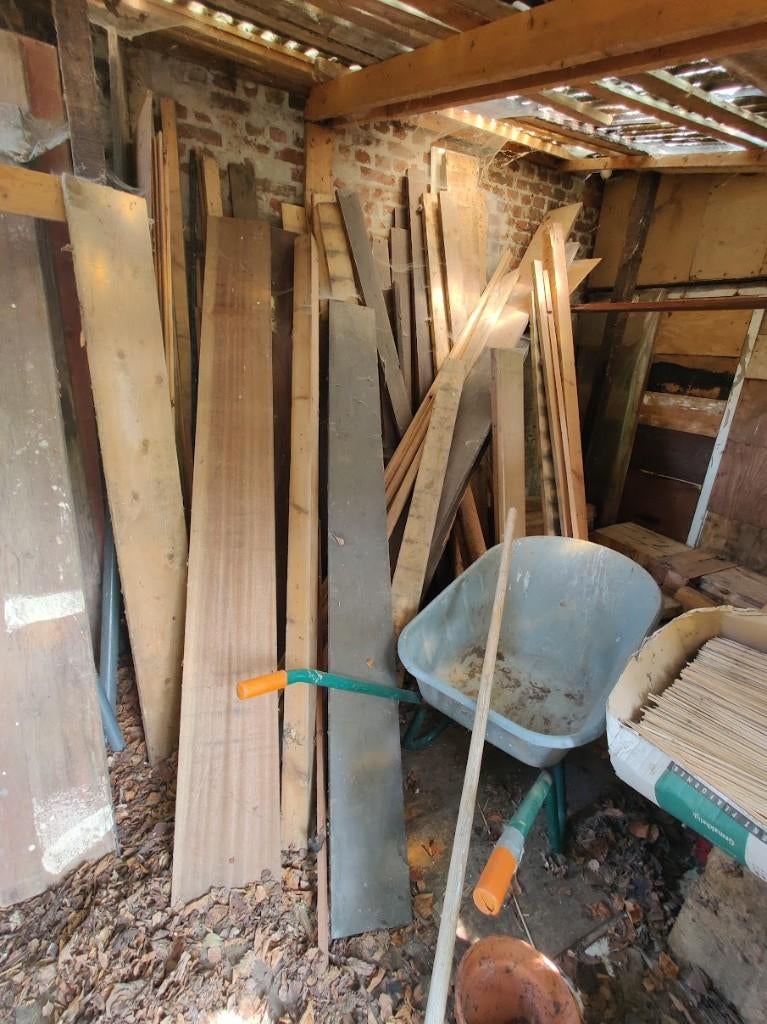 Gratis hout planken, Ophalen