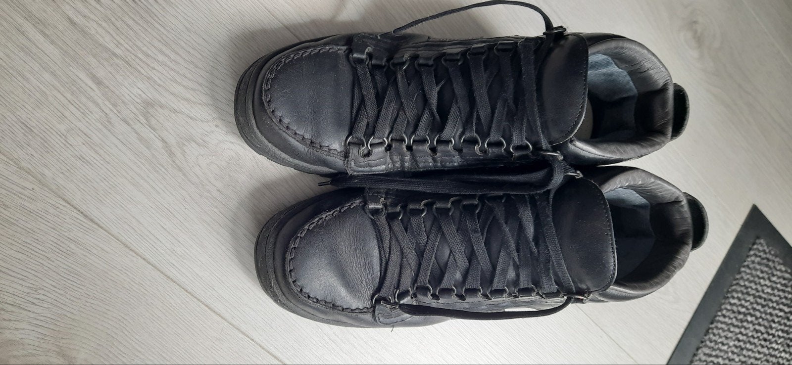 Mephisto lederen hoge wandelschoenen maat 43 nwpr € 260,-, Kleding | Heren, Schoenen, Zwart, Mephisto, Gedragen, Wandelschoenen