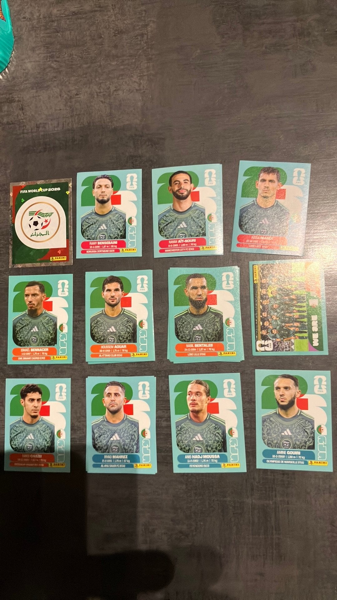 Stickers Panini Coupe du Monde 2026 Algérie, Enlèvement ou Envoi, Neuf