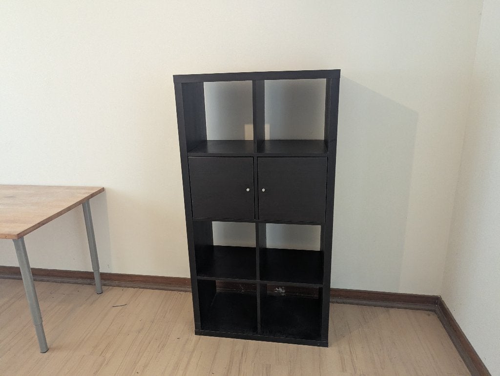 Boekenkast zwart, Ophalen, Gebruikt, 100 tot 150 cm, 50 tot 100 cm