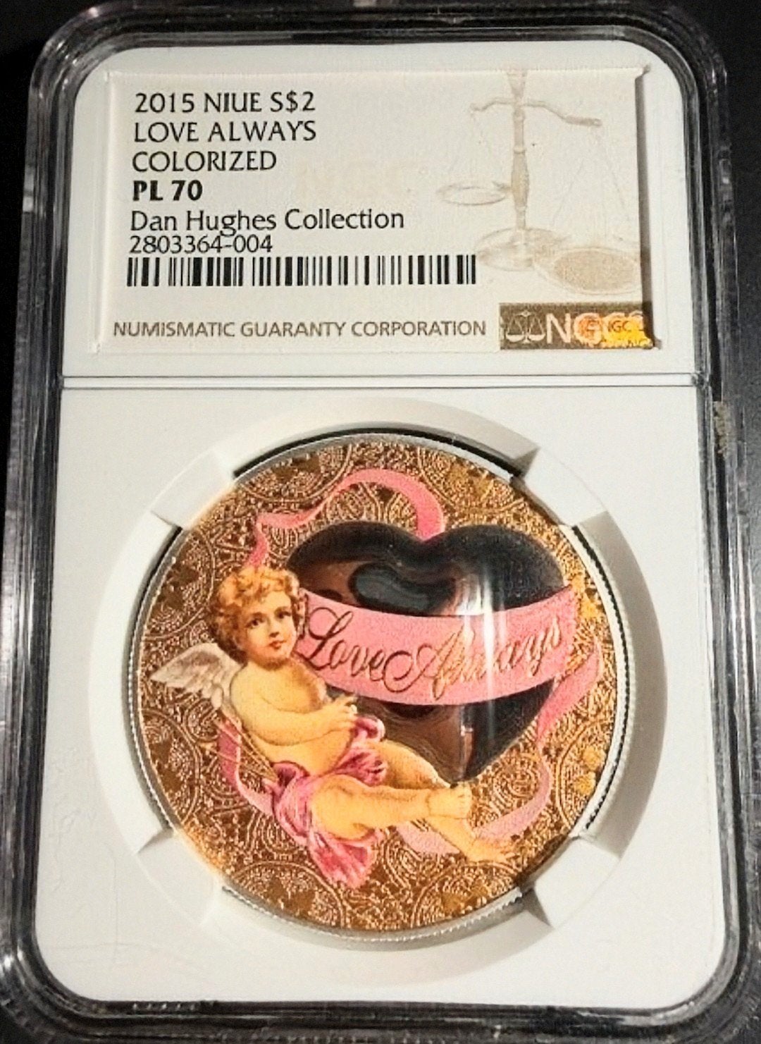 RARE ! 2 dollars de Nioué 2015 « Love Always », Enlèvement ou Envoi, Argent