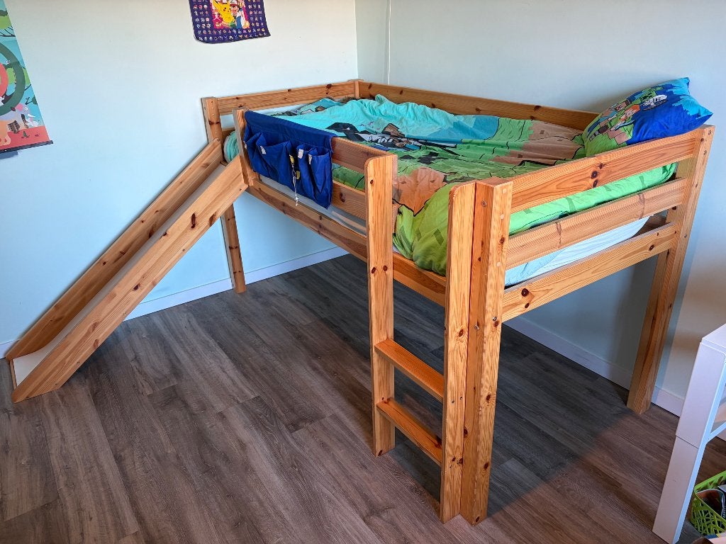 Hoogslaper met glijbaan, Ophalen, Gebruikt, Hoogslaper