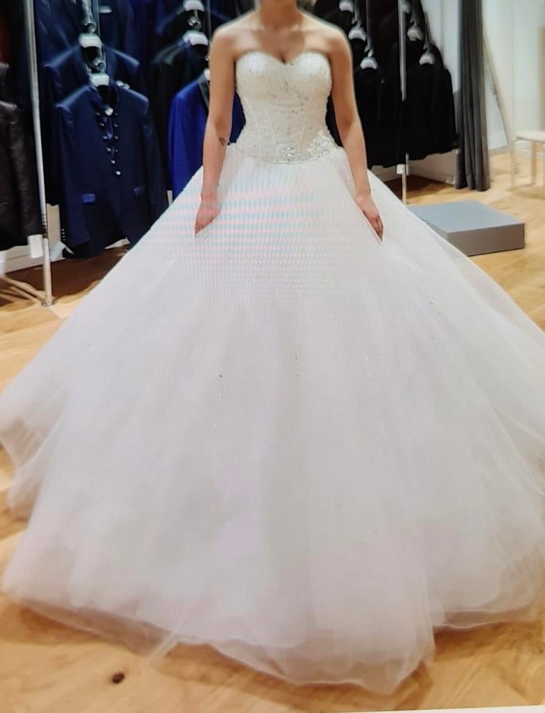 Robe mariée, Vêtements | Femmes, Habits de circonstance, Comme neuf, Autres types, Taille 34 (XS) ou plus petite, Blanc, Enlèvement