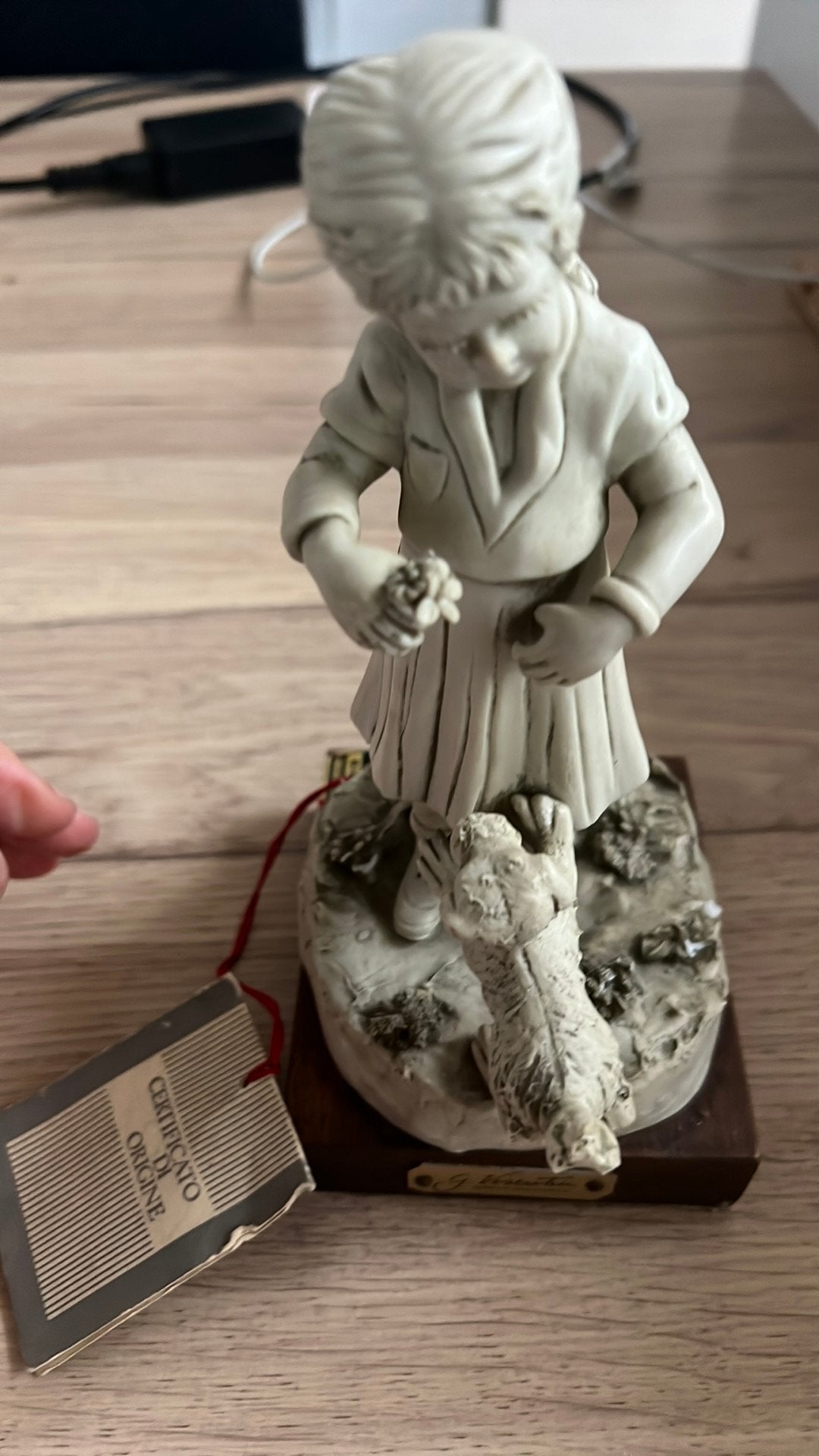 Figurine en porcelaine G.visentin, Collections, Enlèvement, Comme neuf
