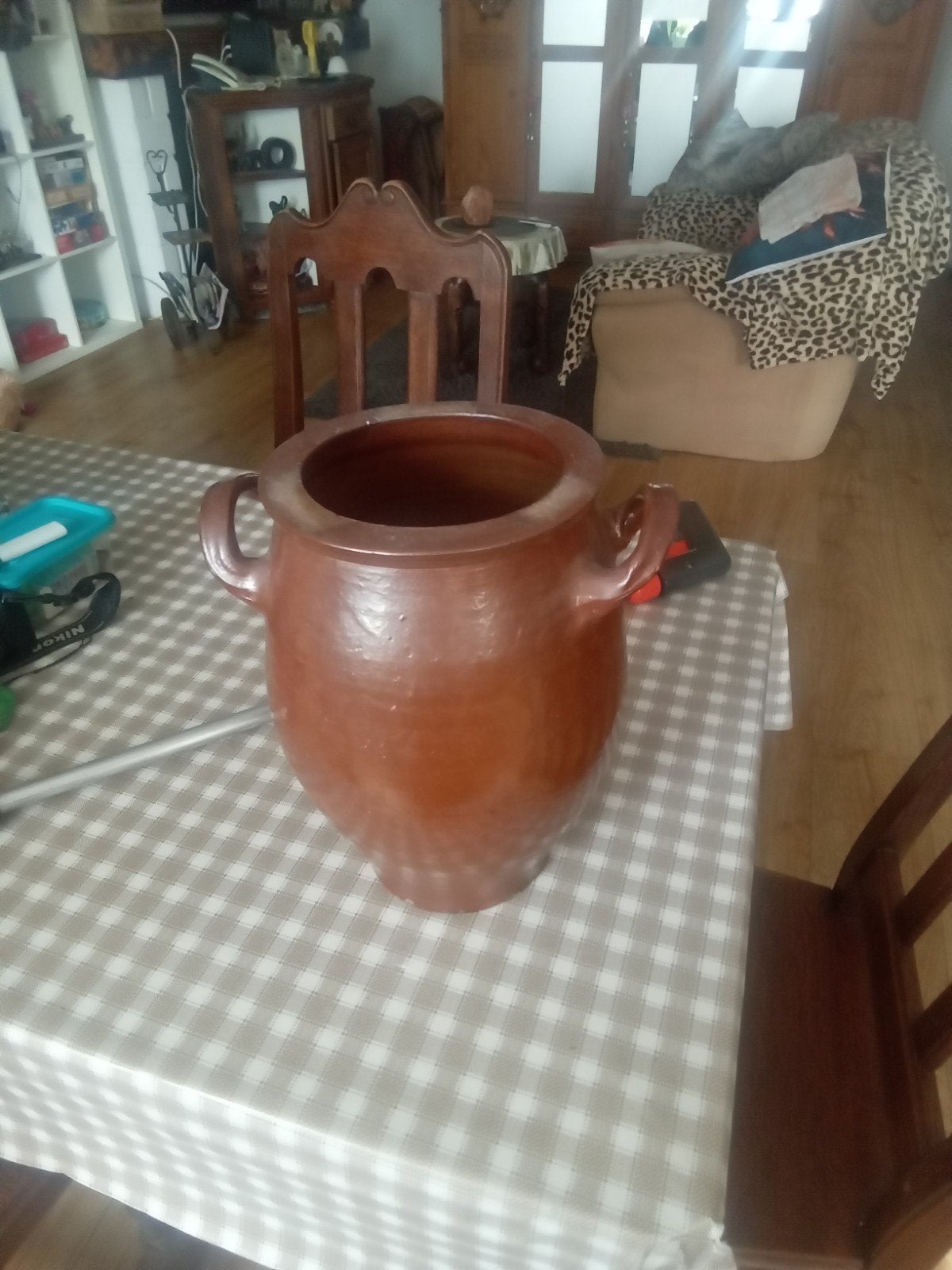 pot en gres, Enlèvement, Utilisé, Poterie, Moins de 40 cm