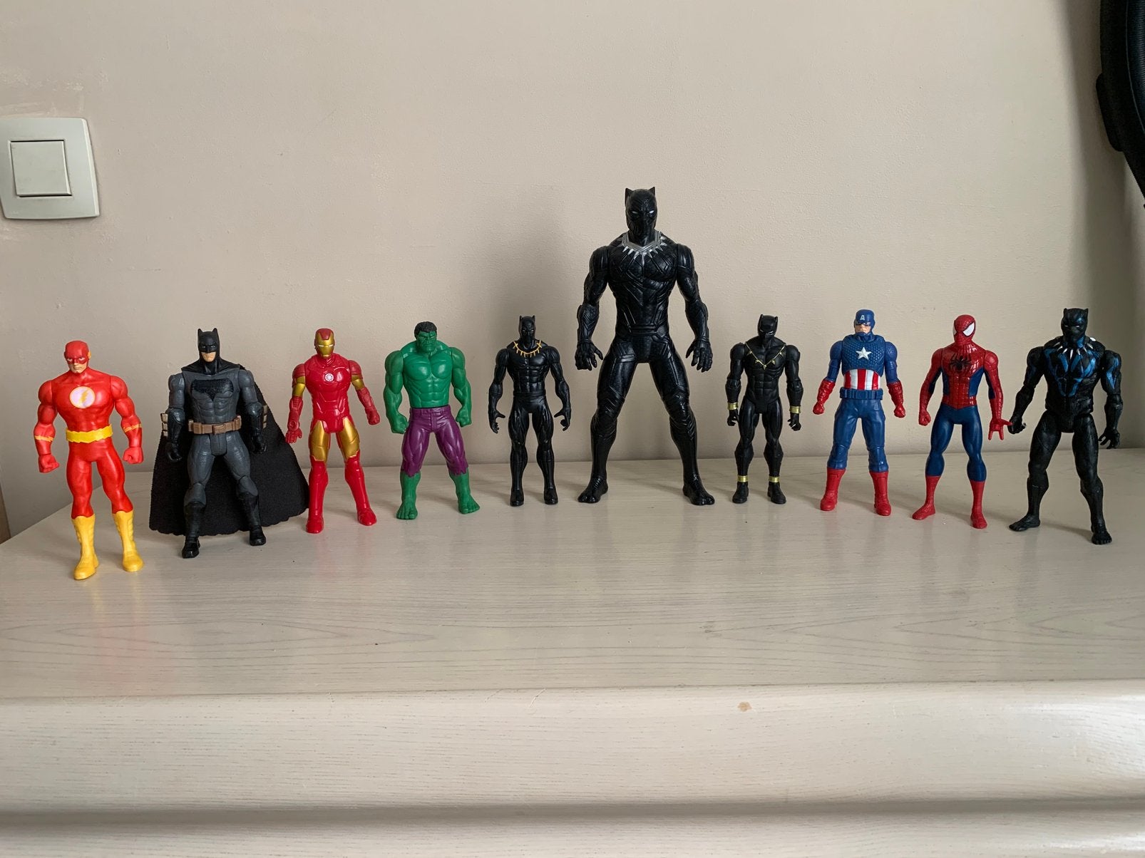 Lot Marvel actiefiguren, Ophalen, Zo goed als nieuw