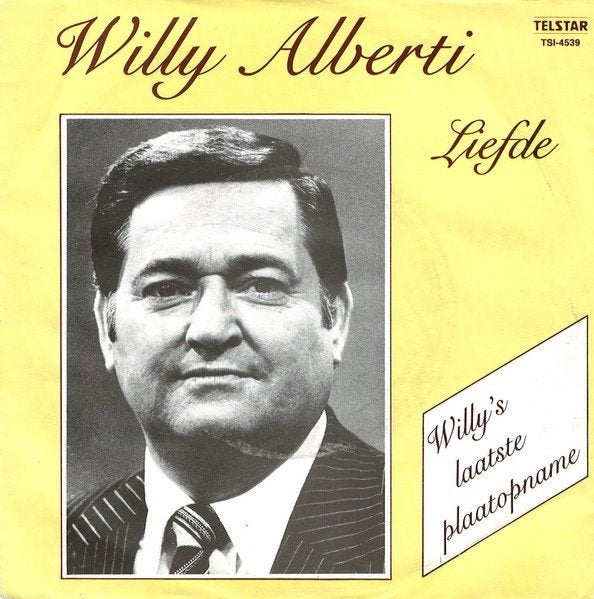 Willy Alberti ‎– Liefde /zijn laatste plaatopname.Telstar., CD & DVD, Vinyles | Néerlandophone, Enlèvement ou Envoi, 7 inch, Comme neuf