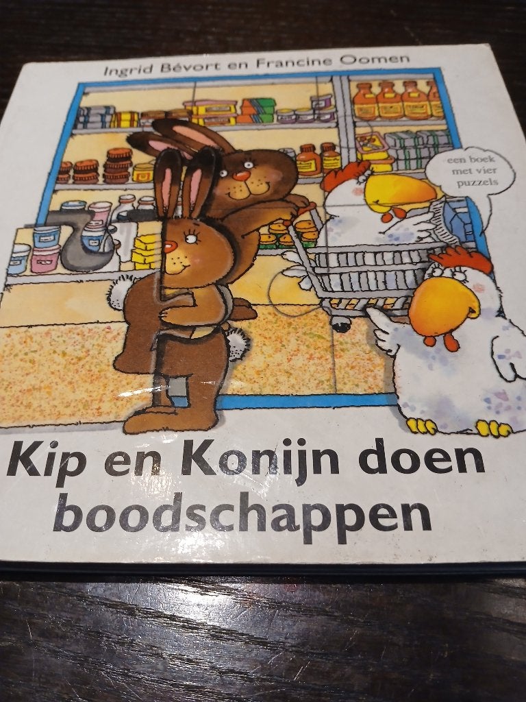 Puzzelboekje van 4 puzzels van 6 stukken in boekje, Ophalen of Verzenden, Minder dan 10 stukjes, Zo goed als nieuw, 6 maanden tot 2 jaar