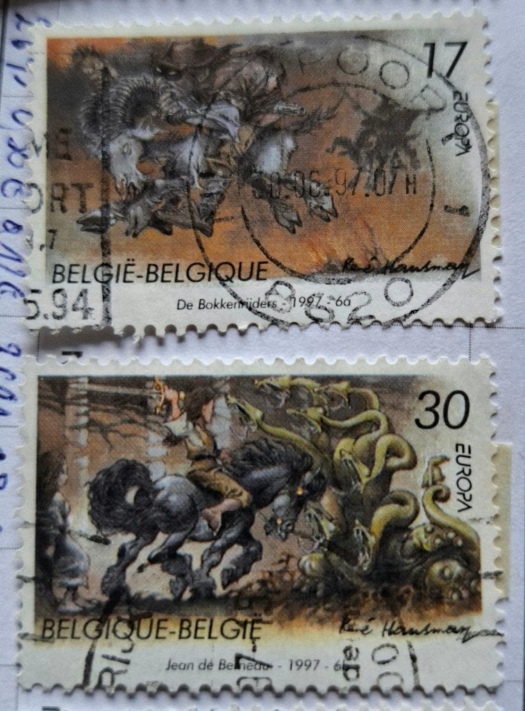 Postzegels België OBP 2693/94, Met stempel, Europa, Frankeerzegel, Ophalen of Verzenden