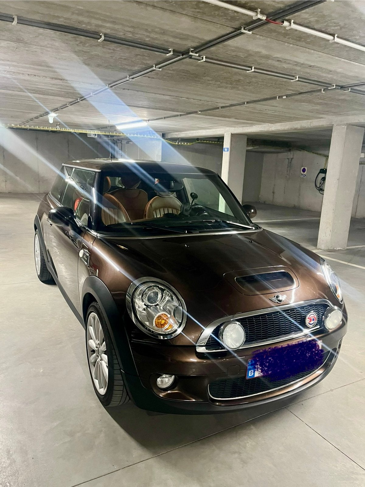 Mini Cooper S, Auto's, Euro 5, Beige, Bruin, Leder