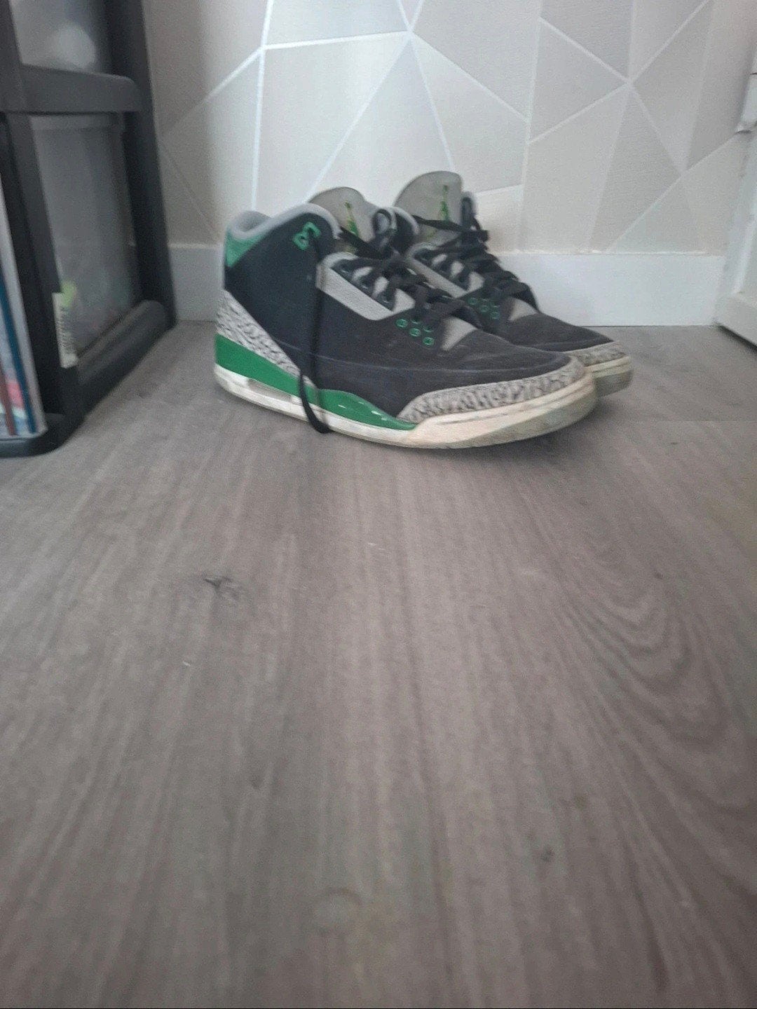 Air Jordan 3 rétro « vert pin » (2021), Autres couleurs, Enlèvement, Porté, Nike air Jordan