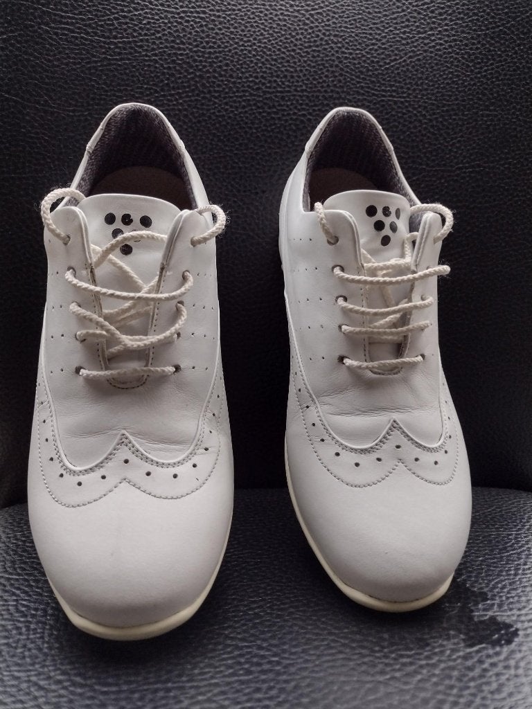 lederen golfschoenen - maat 37, Sport en Fitness, Golf, Ophalen of Verzenden, Zo goed als nieuw