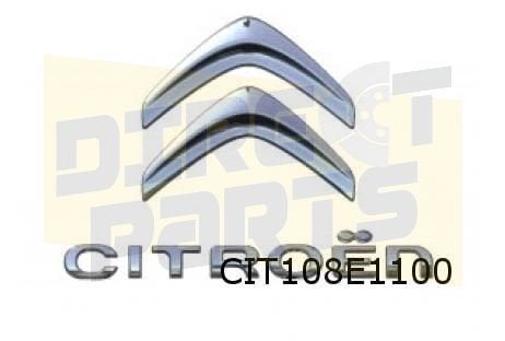Citroën C1 embleem tekst + logo ''Citroën'' achterruit Origi, Auto-onderdelen, -, Nieuw, Ophalen of Verzenden, -