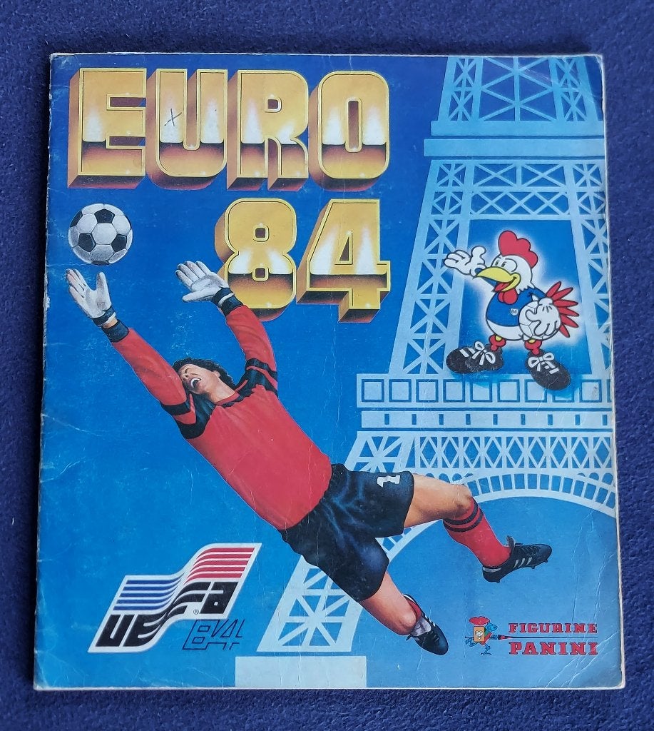 Panini sticker album voetbal ' EK Euro 1984 ' -volledig-, Verzamelen, Ophalen of Verzenden, Gebruikt, Poster, Plaatje of Sticker