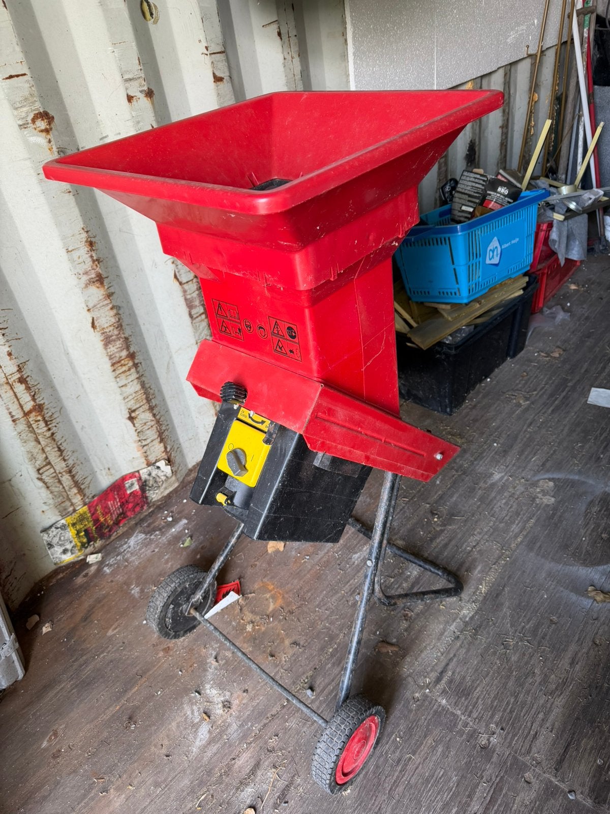 Elektrische hakselaar HVC Super 2700 met nieuwe messen, Tuin en Terras, Ophalen, Zo goed als nieuw, Elektrisch