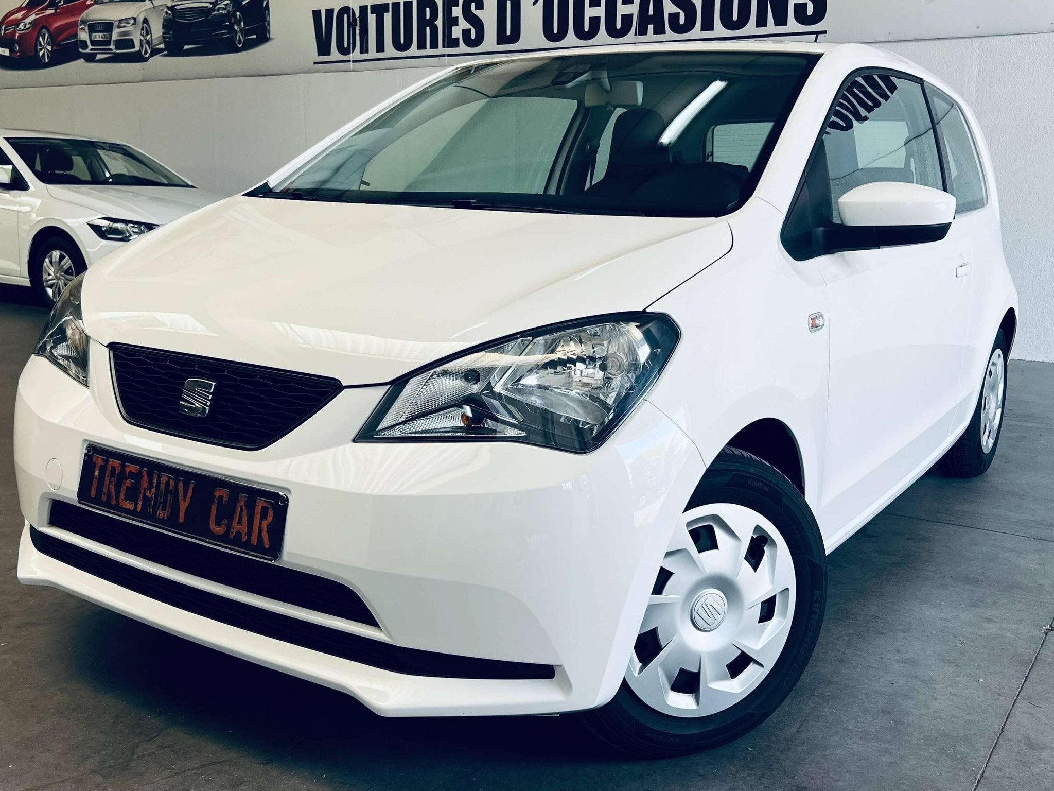 SEAT Mii Mii 1.0i Entry (bj 2013), Auto's, Voorwielaandrijving, Stof, Gebruikt, Zwart