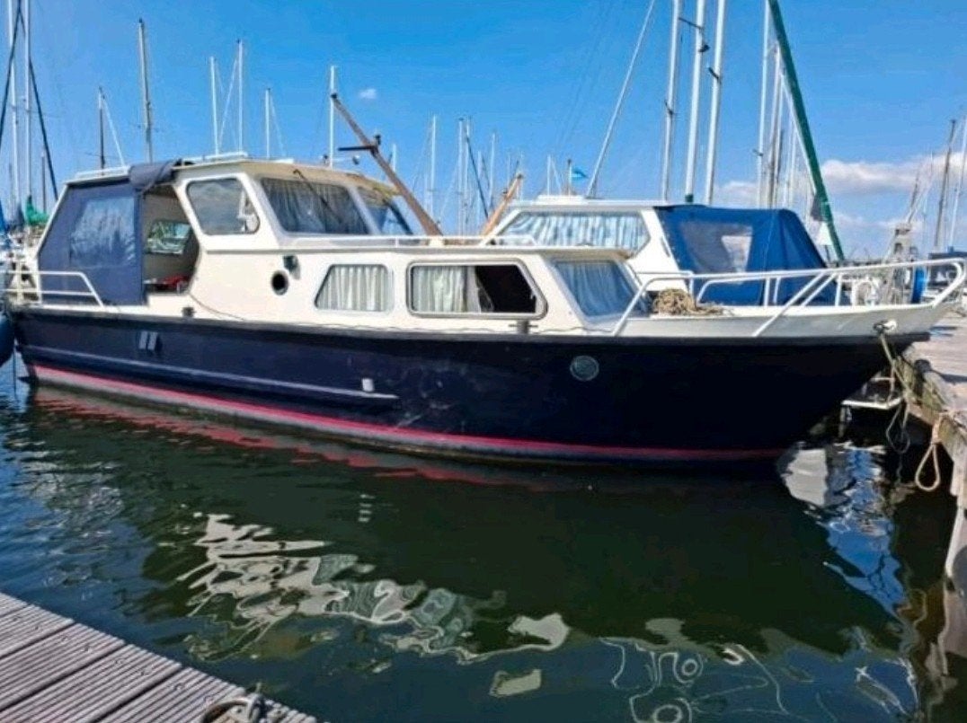 Ruime Motorboot openkuip 9.50m. Wat werk,Toplocatie haven NL, Gebruikt, Binnenboordmotor, Diesel, Keuken