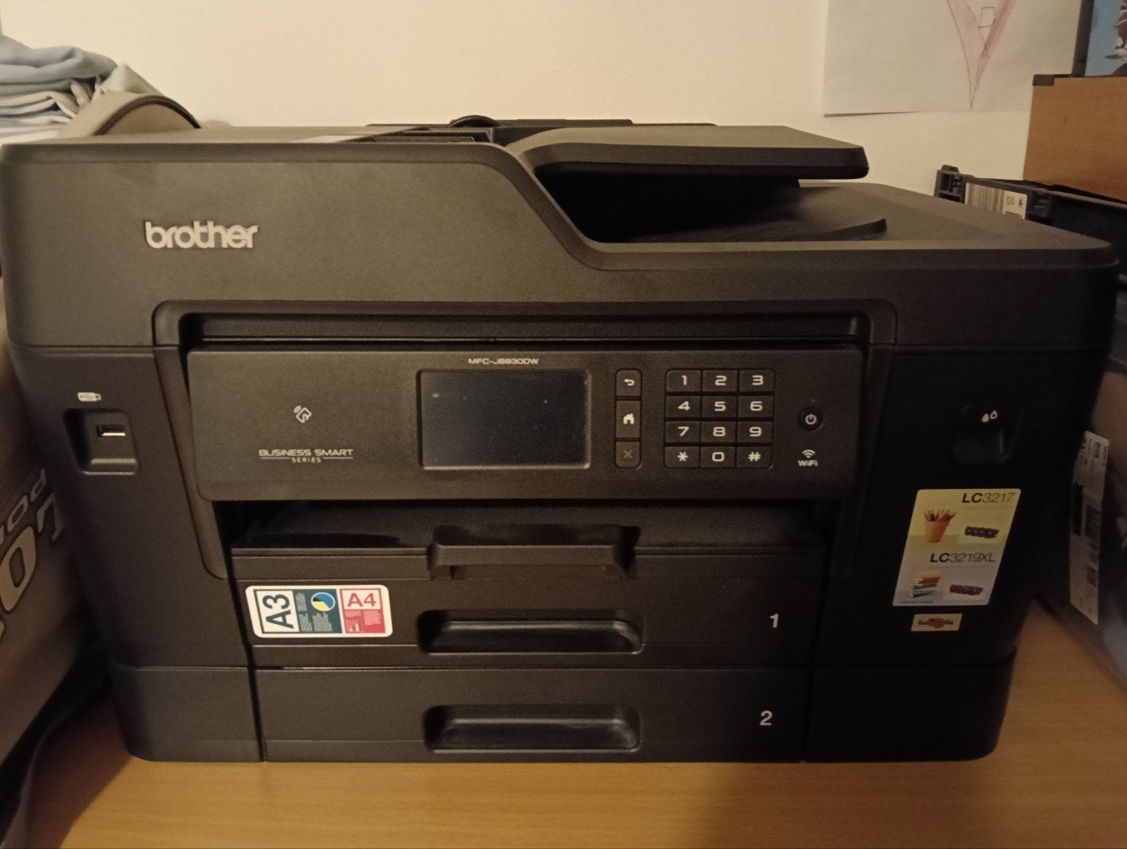 Brother printer, Computers en Software, Ophalen, Faxen, Printer
