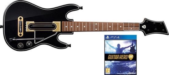 guitar hero ps4 game met guitar en dongle, Musique & Instruments, Instruments à corde | Guitares | Électriques, Enlèvement, Comme neuf