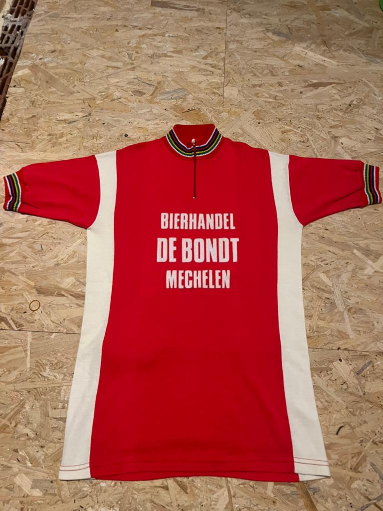 Oude wollen koerstrui bierhandel de bondt mechelen, Ophalen of Verzenden, Zo goed als nieuw