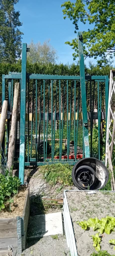 Metalen hek, Tuin en Terras, Ophalen of Verzenden