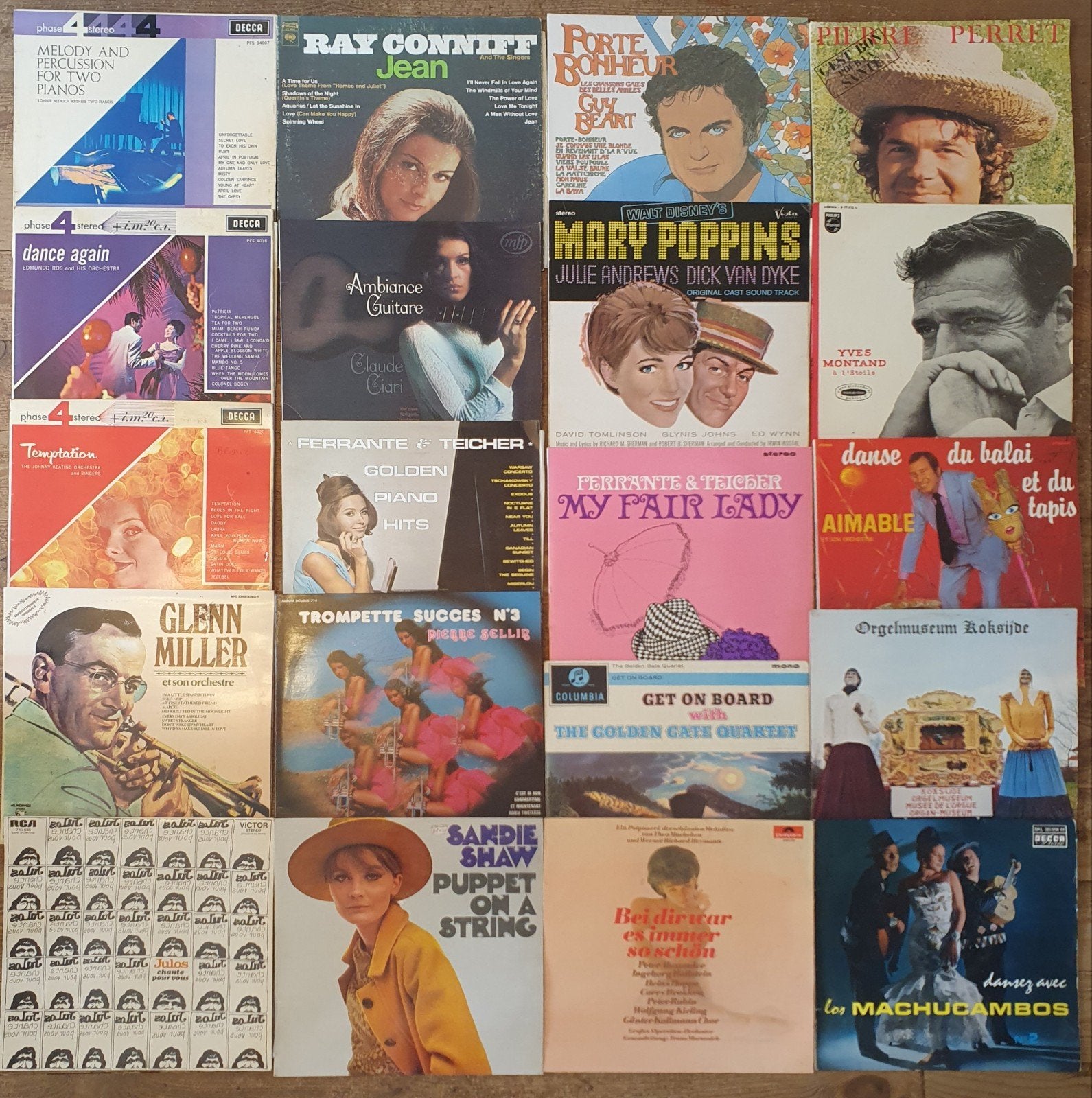 50 vinyles de variété, Enlèvement, Utilisé, Autres genres
