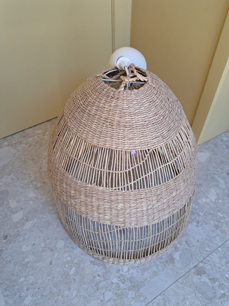 IKEA KAJPLATS slimme Led-lamp met TORARED Hanglampenkap, Ophalen, Zo goed als nieuw, E27 (groot)
