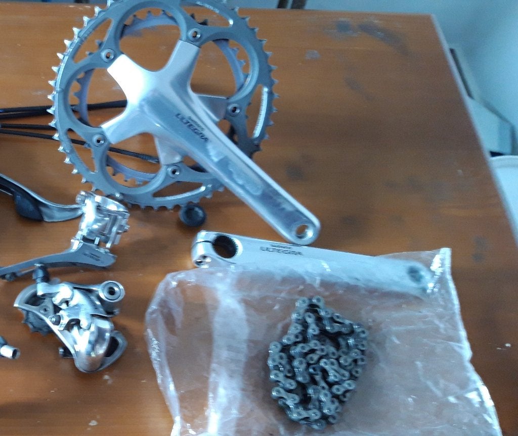 SHIMANO ULTEGRA 6600 GROEPSET, Fietsen en Brommers, Fietsonderdelen, Remmen, Ophalen
