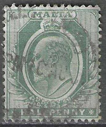 Malte 1904/1910 - Yvert 26 - Roi Edouard VII (ST), Timbres & Monnaies, Timbres | Europe | Autre, Affranchi, Malte, Envoi
