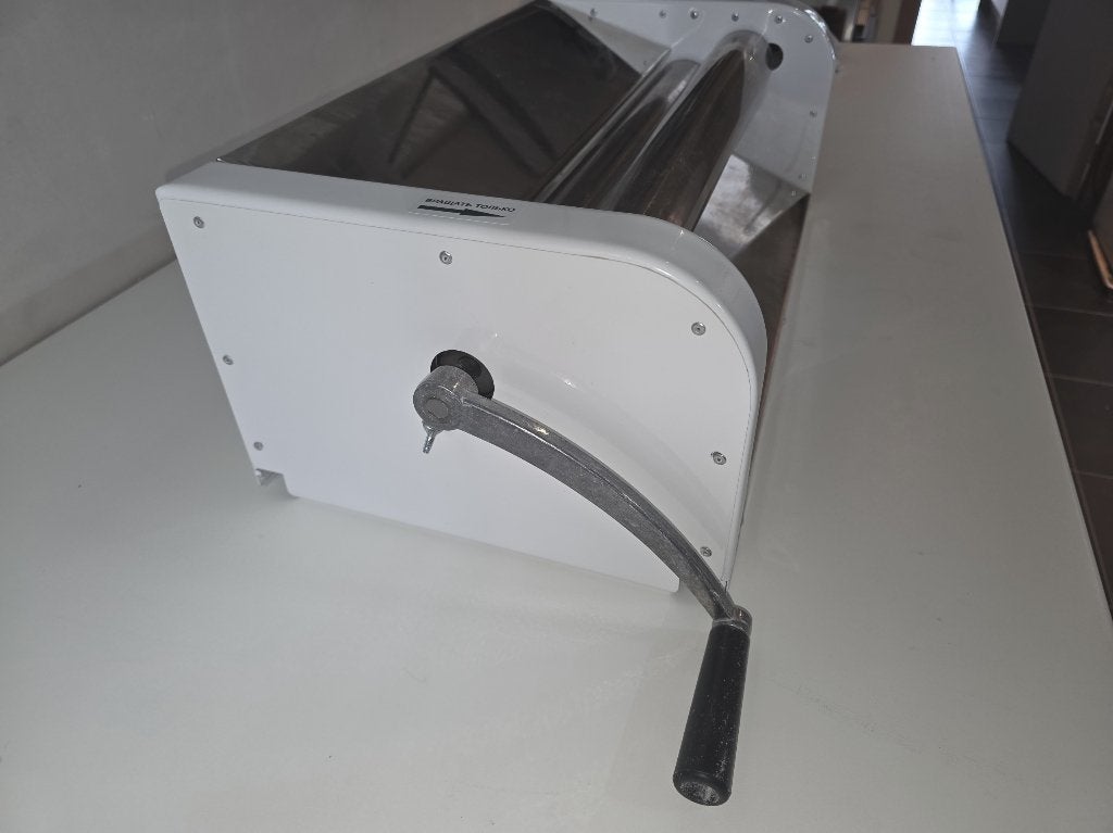 Professionele manuele deeguitroller/deegwals– 50cm – RVS, Ophalen, Gebruikt, Bakkerij en Slagerij