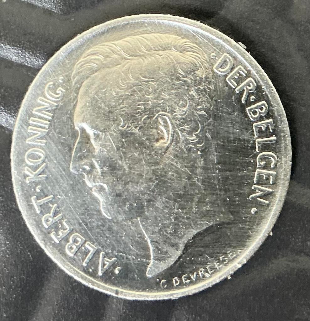 Muntstuk belgie 50 cent 1912, Verzenden, Gebruikt