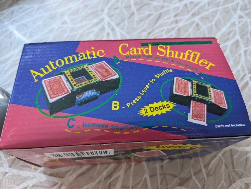 Automatische kaartenschudmachine, Ophalen of Verzenden, Nieuw