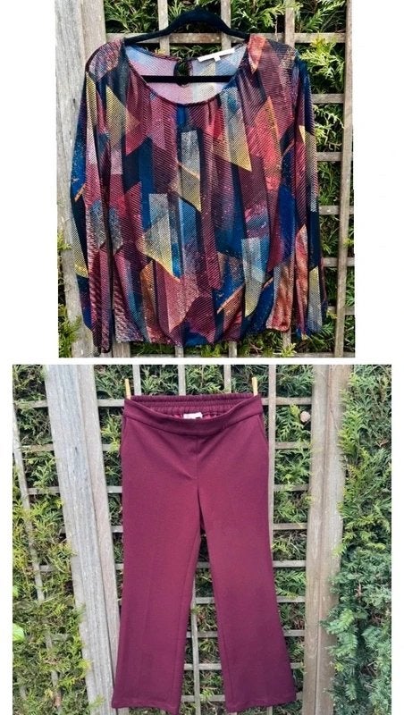 Blouse en broek Comme Ca, Kleding | Dames, Grote Maten, Ophalen, Zo goed als nieuw