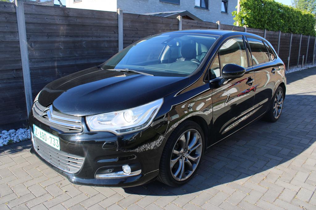 CITROEN C4 EXCLUSIVE 1.6 BENZINE | AUTOMATIC | GARANTIE, Automaat, Zwart, USB, Leder en Stof