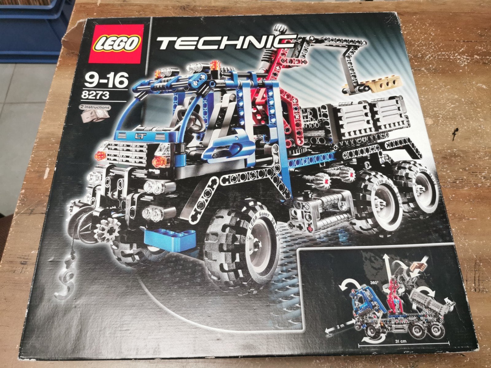 Lego 8273 vrachtwagen kompleet, Lego, Ophalen of Verzenden, Zo goed als nieuw, Technic